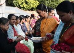 फरीदाबाद : महाराष्ट्र मित्र मण्डल का भव्य हल्दी-कुमकुम समारोह, परंपरा और सौहार्द का संगम