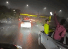 फरीदाबाद: जेल से छूटते ही नशा तस्करी के आरोपियों का शक्ति प्रदर्शन, दर्जनों गाड़ियों में स्टंट, हुड़दंग