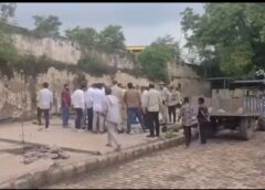 बल्लभगढ़ के साहूपुरा में 2 एकड़ की कॉलोनी पर कार्रवाई, 27 डीपीसी और 5 बाउंड्री वॉल तोड़ी गई