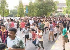 फरीदाबाद: सेक्टर-12 खेल परिसर से निकली योग मैराथन