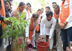 मंत्री राजेश नागर ने खेड़ी मंडल में पौधारोपण कर दिया हरित भारत का संदेश