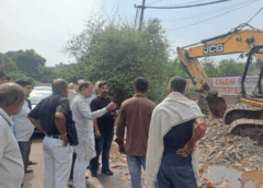 जलभराव और बिजली समस्या से निपटने की तैयारी, मंत्री राजेश नागर ने किया क्षेत्रों का निरीक्षण