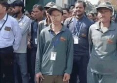 फरीदाबाद: सोसायटी के सुरक्षा कर्मचारियों ने रोका काम, वेतन वृद्धि के लिए की 4 घंटे हड़ताल