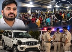 फरीदाबाद: नियाजुदीन की मौत से भड़का गुस्सा, डीएनडी-केएमपी सर्विस रोड पर लगाया जाम