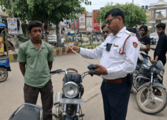 फरीदाबाद: सात महीने में 3.77 लाख ट्रैफिक चालान, बिना हेलमेट वालों पर सबसे बड़ी कार्रवाई