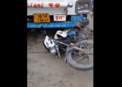 फरीदाबाद में डंपर का कहर, बाइक सवार दो ट्रैफिक पुलिसकर्मियों की मौत