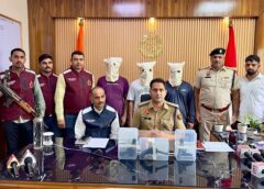 फरीदाबाद में वारदात की तैयारी कर रहे 3 बदमाश गिरफ्तार, हथियारों का जखीरा मिला बरामद