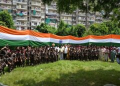 फरीदाबाद: 80 फीट लंबे तिरंगे संग निकली शोभायात्रा, मंत्री राजेश नागर ने दी बधाई