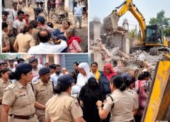 फरीदाबाद: निर्माणाधीन अवैध मस्जिद पर नगर निगम ने चलाया बुलडोजर 