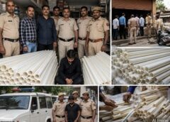 फरीदाबाद में एस्ट्रल के नकली PVC पाइप की बड़ी खेप पकड़ी, दुकानदार गिरफ्तार