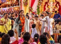 फरीदाबाद: श्री गणेशोत्सव पार्क में सजा मां भगवती का दरबार, भजनों से भावविभोर हुए श्रद्धालु