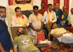 फरीदाबाद: महाराष्ट्र मित्र मंडल के गणेशोत्सव में रक्तदान शिविर, 25 यूनिट रक्त संग्रहित