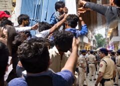फरीदाबाद: छात्रा के घर छात्र ने लगाई फांसी, लड़की के घर तोड़फोड़, पुलिस पर पथराव