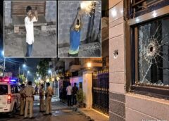 फरीदाबाद में रिटायर्ड सब इंस्पेक्टर सुरजीत बैंसला के घर  दो बदमाशों ने की फायरिंग, CCTV में कैद हुए हमलावर