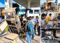 फरीदाबाद: CNG पंप पर बड़ा हादसा, गैस भरते समय डंपर का सिलेंडर फटा, चार घायल