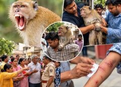 फरीदाबाद: 51 हजार का इनामी बंदर पकड़ा गया,  रिकॉर्ड 30 लोगों को काटा 