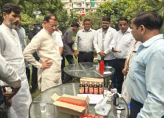मंत्री राजेश नागर के निवास पर आयुर्वेदिक स्वास्थ्य शिविर आयोजित